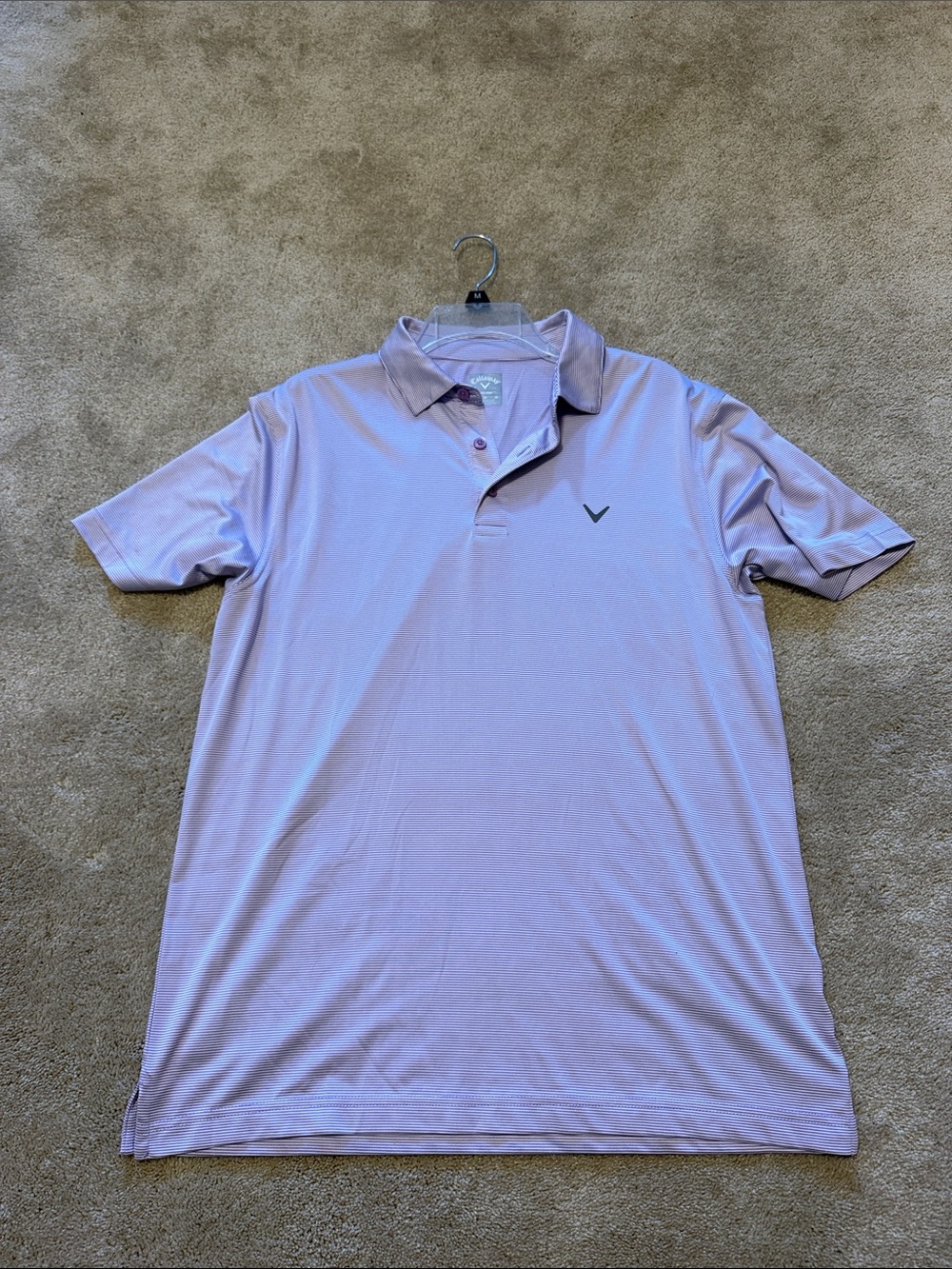Callaway Men's Light Purple Golf Polo